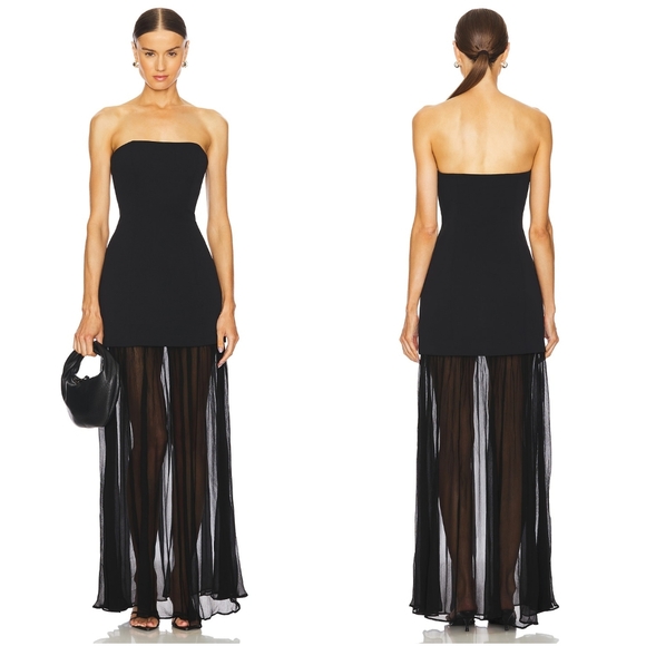L'Academie Dresses & Skirts - L'academie Marianna Amiens Gown Black Large NWT New